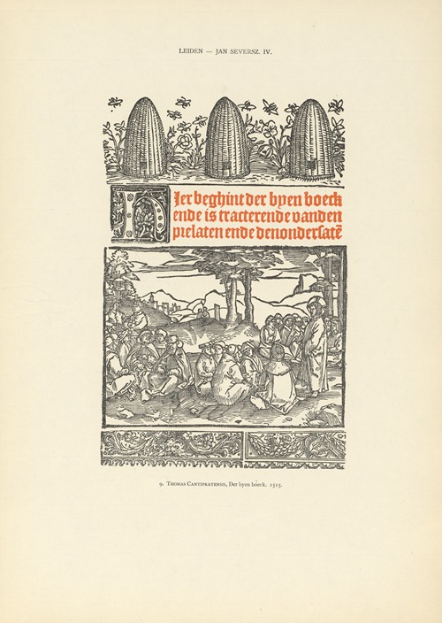 L’art typographique dans les Pays-Bas pendant les années 1500 à 1540 Pl.095
