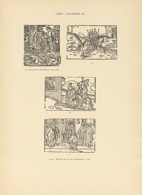 L’art typographique dans les Pays-Bas pendant les années 1500 à 1540 Pl.103