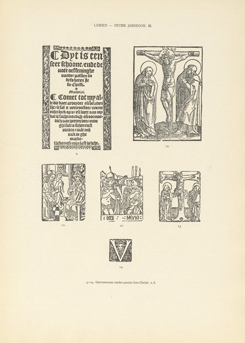 L’art typographique dans les Pays-Bas pendant les années 1500 à 1540 Pl.107