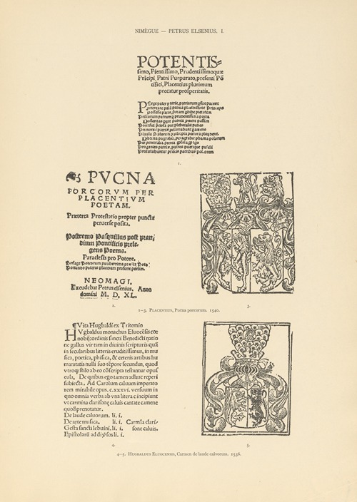 L’art typographique dans les Pays-Bas pendant les années 1500 à 1540 Pl.110