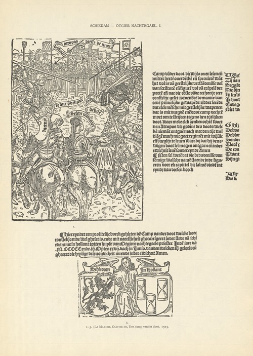 L’art typographique dans les Pays-Bas pendant les années 1500 à 1540 Pl.111