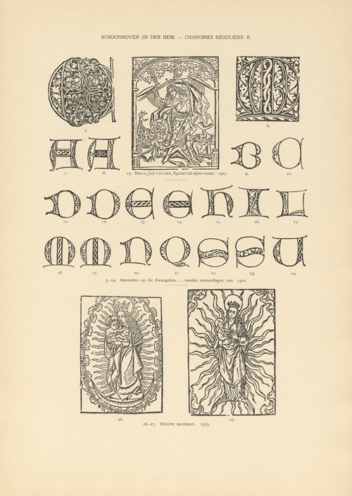 L’art typographique dans les Pays-Bas pendant les années 1500 à 1540 Pl.115