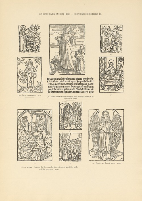 L’art typographique dans les Pays-Bas pendant les années 1500 à 1540 Pl.116