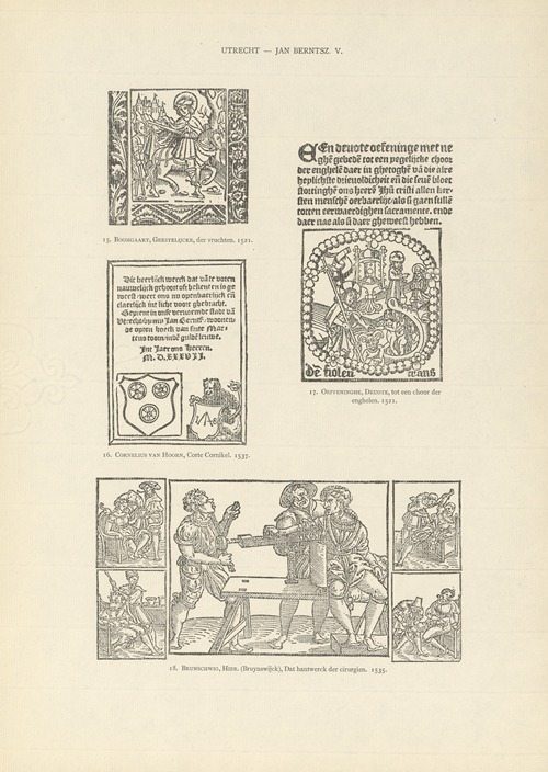 L’art typographique dans les Pays-Bas pendant les années 1500 à 1540 Pl.121