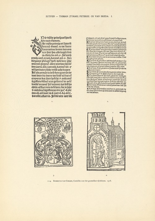 L’art typographique dans les Pays-Bas pendant les années 1500 à 1540 Pl.129