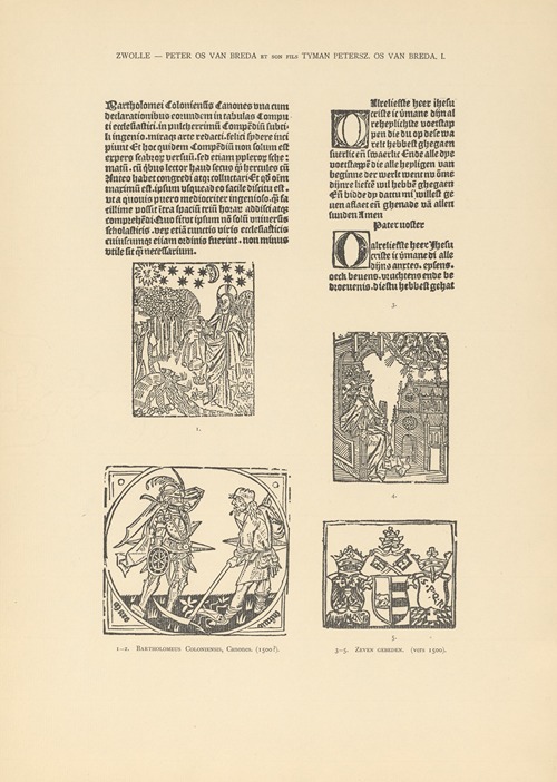 L’art typographique dans les Pays-Bas pendant les années 1500 à 1540 Pl.130