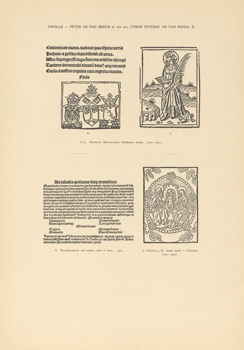 L’art typographique dans les Pays-Bas pendant les années 1500 à 1540 Pl.131