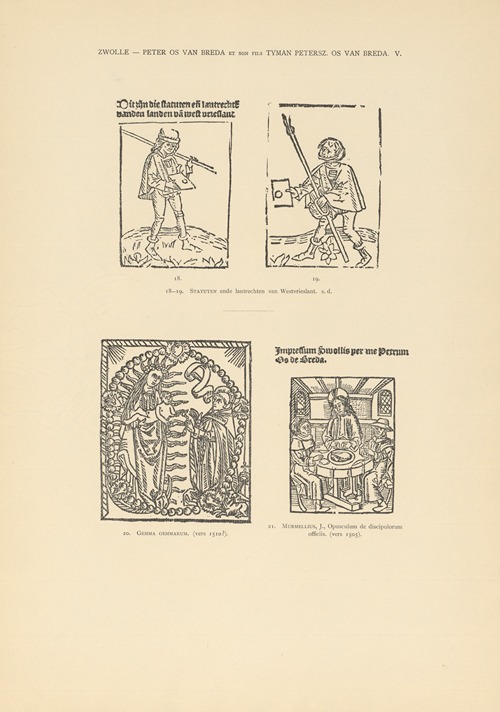 L’art typographique dans les Pays-Bas pendant les années 1500 à 1540 Pl.134