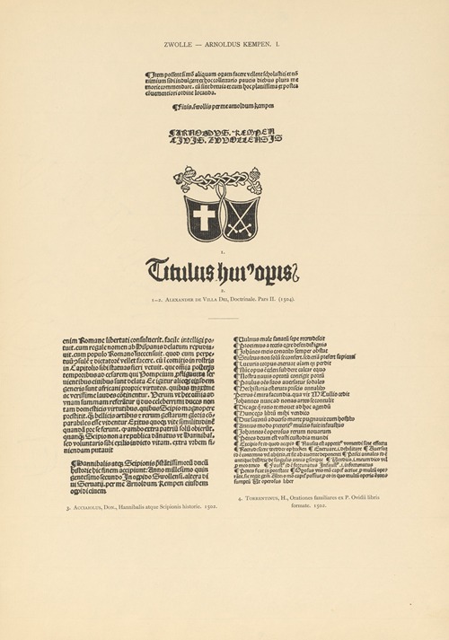 L’art typographique dans les Pays-Bas pendant les années 1500 à 1540 Pl.136