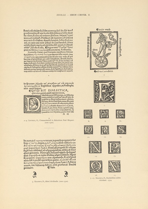 L’art typographique dans les Pays-Bas pendant les années 1500 à 1540 Pl.138