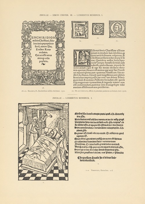 L’art typographique dans les Pays-Bas pendant les années 1500 à 1540 Pl.139