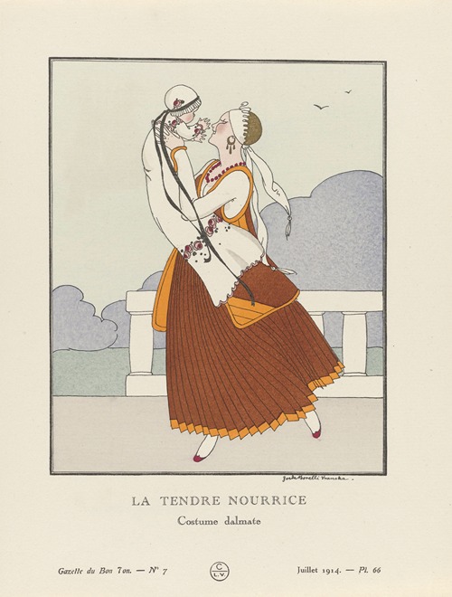 Gazette du Bon Ton – La tendre nourrice Costume dalmate