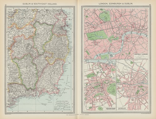 Dublin Aand South-East Ireland, London, Edinburgh And Dublin