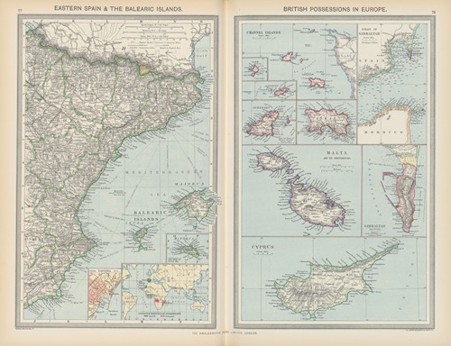 Eastern Spain and The Balearic Islands, British Possessions In Europe