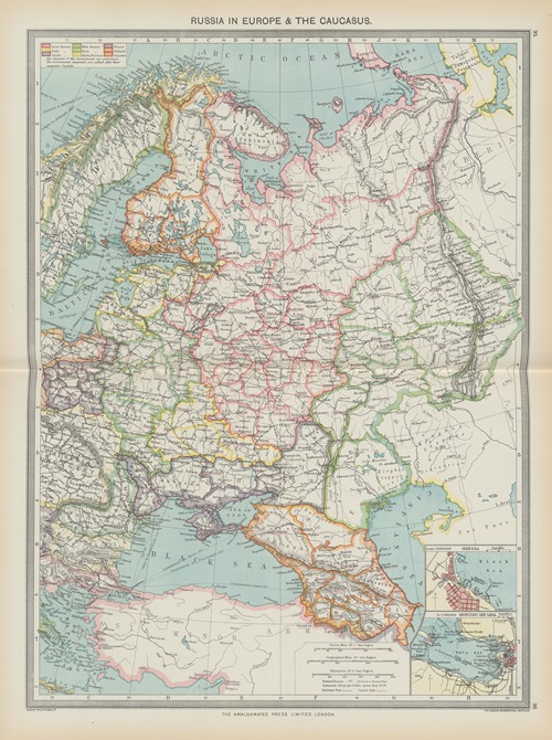 Russia In Europe, and The Caucasus