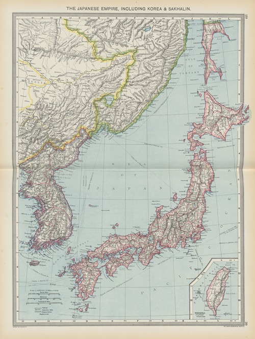 The Japanese Empire, Including Korea and Sakhalin