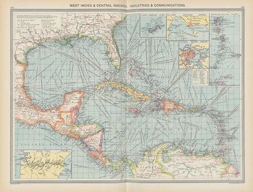 West Indies and Central America—Industries and Communications