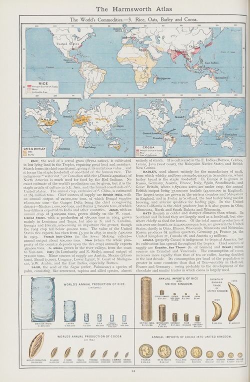 The World’s Commodities—3- Rice, Oats, Barley and Cocoa