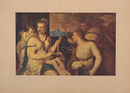Tiziano,‎ ‎Venere‎ che‎ ‎benda‎ ‎Amore