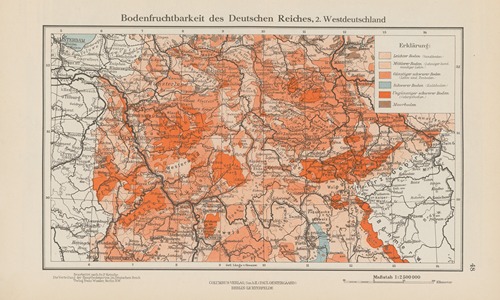Bodenfruchtbarkeit des Deutschen Reiches, 2.Westdeutschland