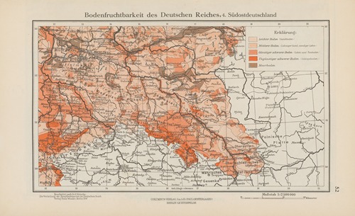 Bodenfruchtbarkeit des Deutschen Reiches, 4.Sudostdeutschland