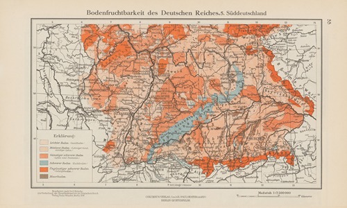 Bodenfruchtbarkeit des Deutschen Reiches, 5.Suddeutschland
