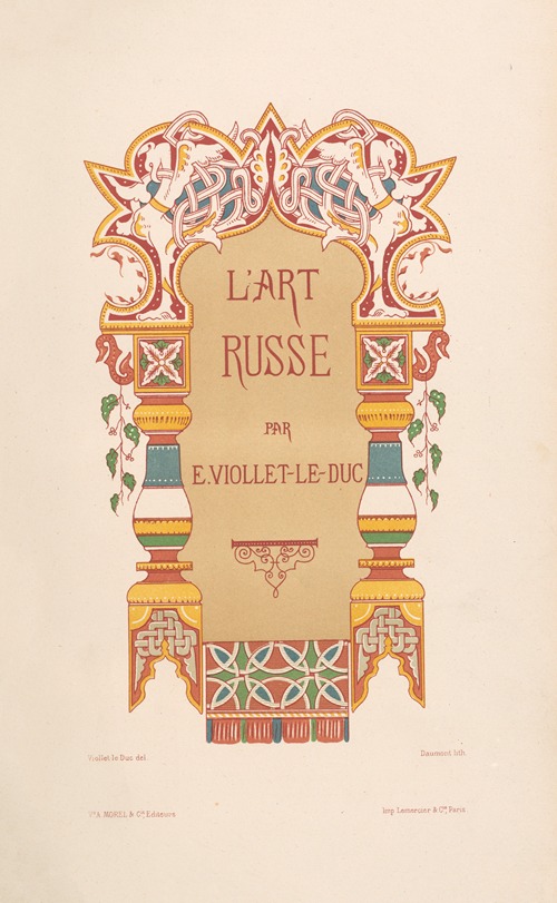 L’art russe – Frontispice