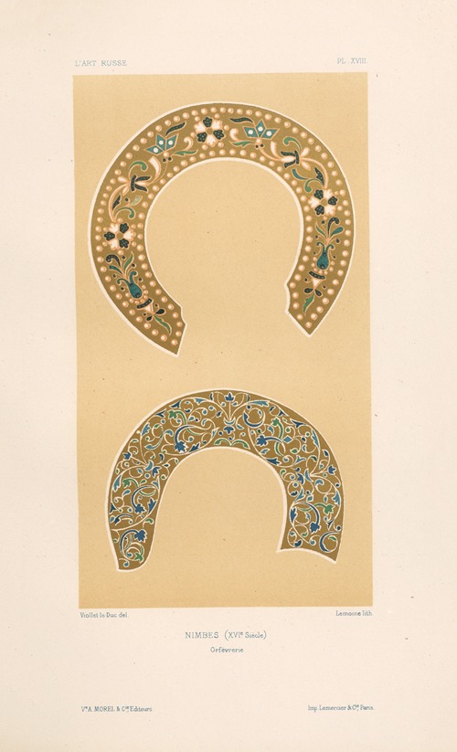 Nimbes‎ ‎(XVIe‎ ‎siècle).‎ ‎Orfèvrerie‎
