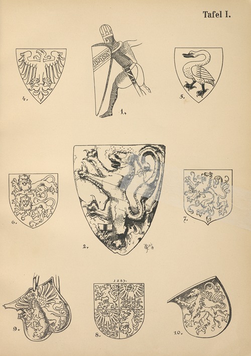 Heraldischer Handbuch fur Freunde der Wappenkunst Pl.02