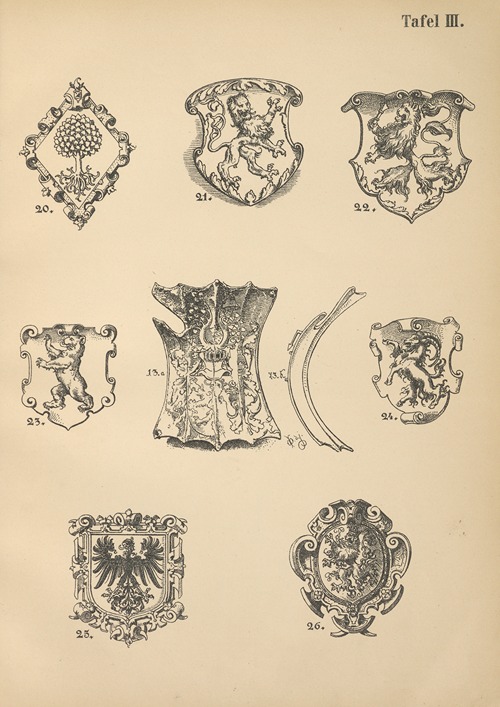 Heraldischer Handbuch fur Freunde der Wappenkunst Pl.03
