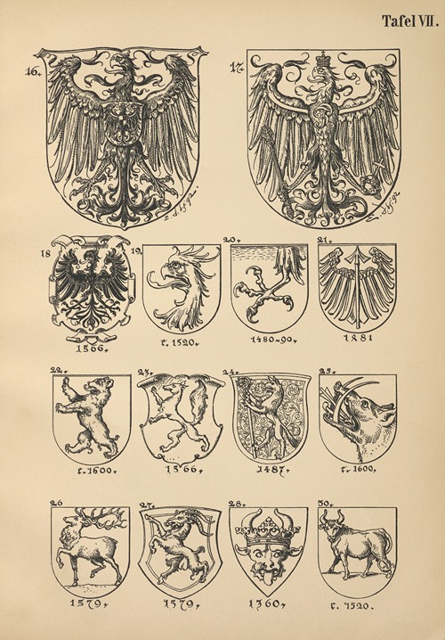 Heraldischer Handbuch fur Freunde der Wappenkunst Pl.07