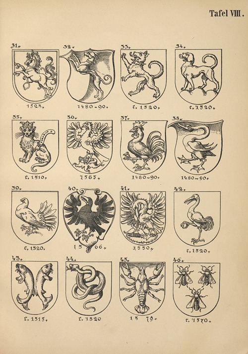 Heraldischer Handbuch fur Freunde der Wappenkunst Pl.08