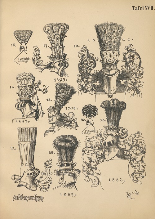 Heraldischer Handbuch fur Freunde der Wappenkunst Pl.16