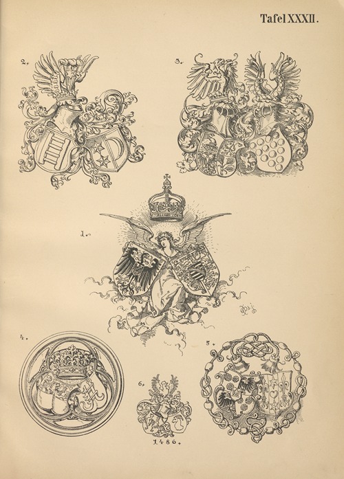 Heraldischer Handbuch fur Freunde der Wappenkunst Pl.31