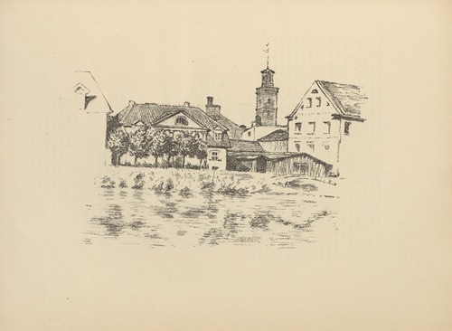 Uferstrasse in Mitau