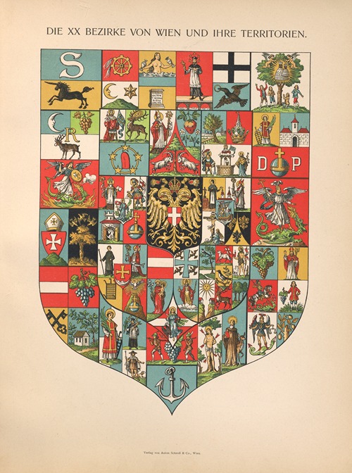Die XX Bezirke von Wein und ihre territorien