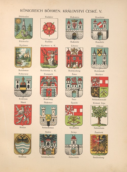 Königreich‎ ‎Böhmen. Kràlovstvï‎ ‎Ceské.‎ ‎V