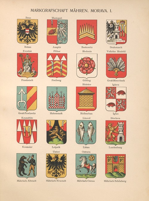 Markgrafschaft‎ ‎Mahren.‎ ‎Morava.‎ ‎I