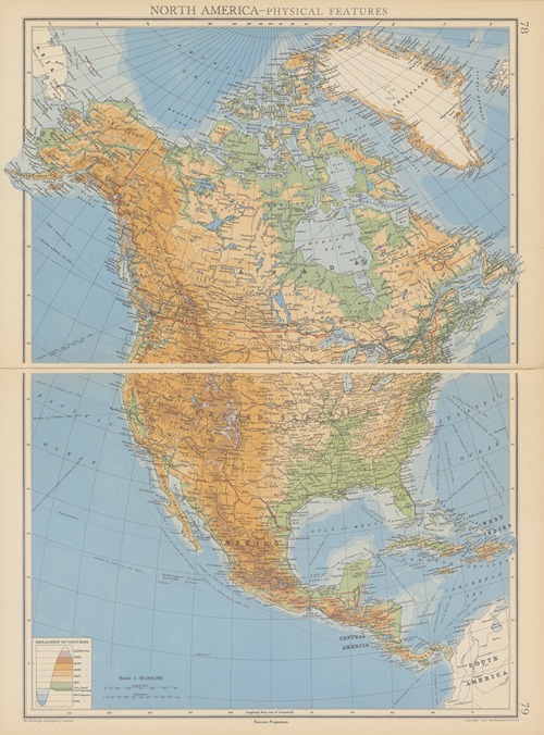 North America – Physical Features