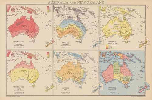 Australia and New Zealand Temperature, Rainfall