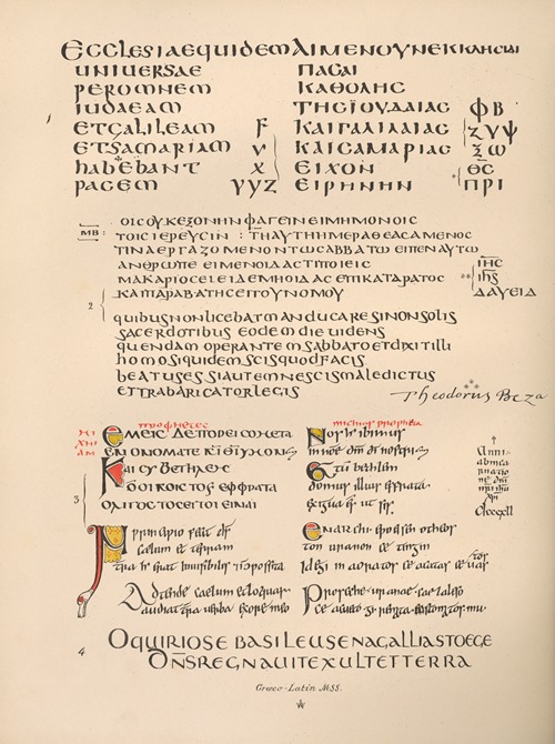 Graeco-Latin‎ ‎MSS