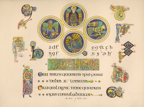 The‎ ‎Book‎ ‎of‎ ‎Kells.‎ ‎Plate‎ ‎II