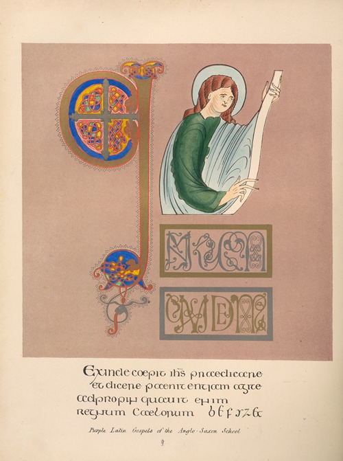 Purple‎ ‎Latin‎ ‎Gospels of the Anglo-Saxon‎ School