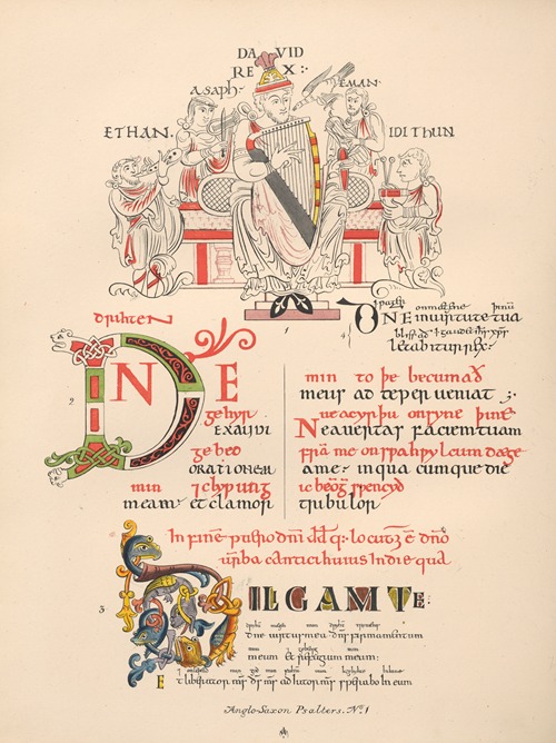 Anglo-Saxon‎ ‎Psalters I