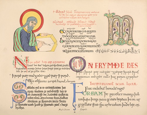 Anglo-Saxon‎ ‎Gospels