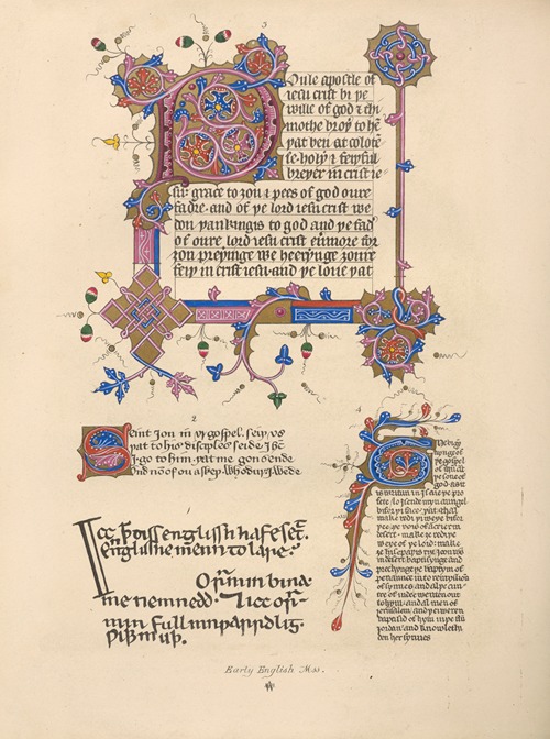 Early English MSS