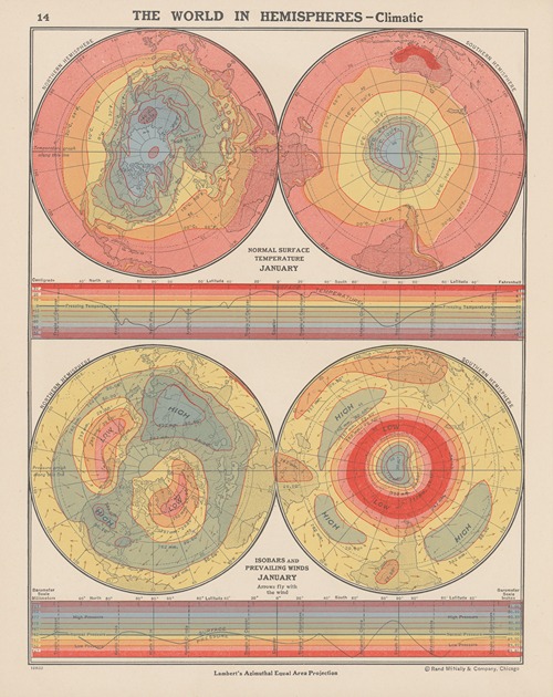 The World in Hemispheres—Climatic