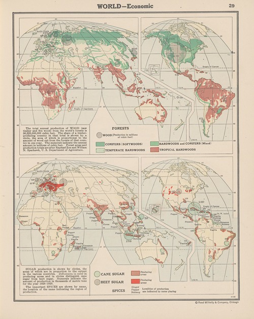 World Economic, Forests and Wood Products, Sugar—Spices