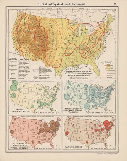 U. S. A.—Physical and Economic