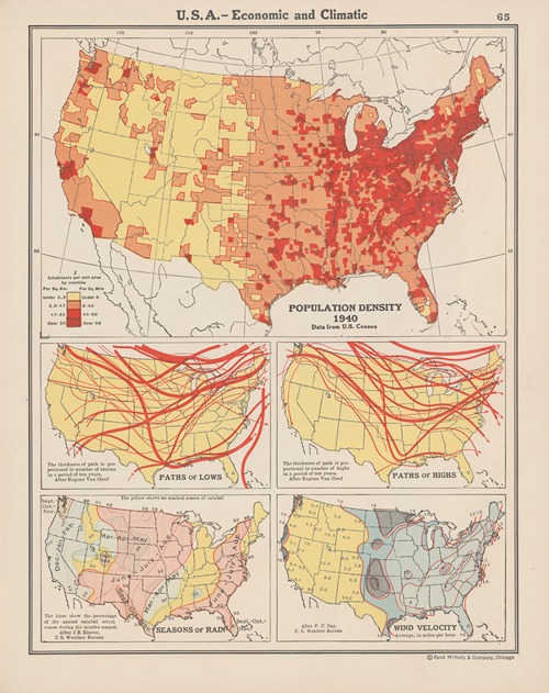 U. S. A.—Economic and Climatic